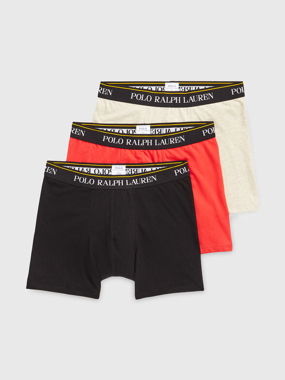 Multicolored set of three boxer briefs - 1