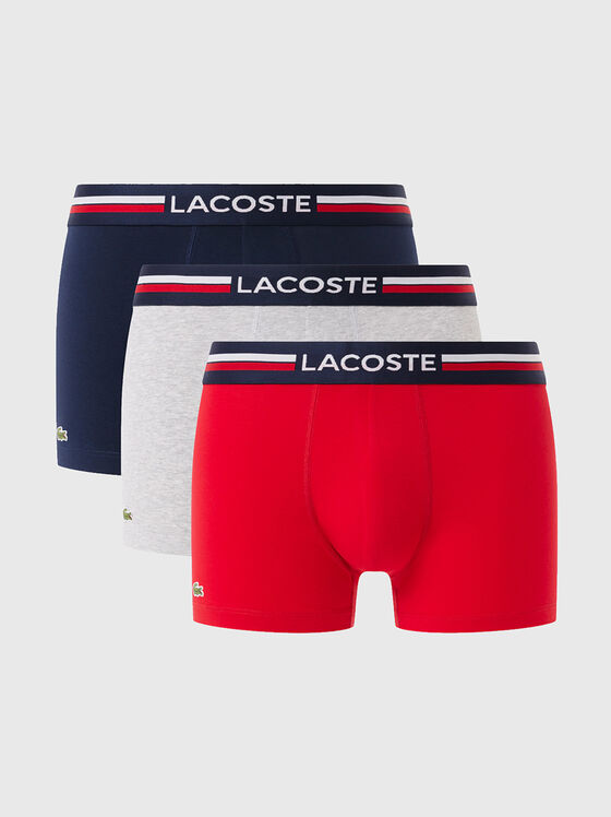 Set de trei perechi de boxeri cu logo - 1