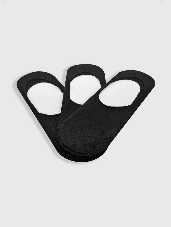 Set of three pairs of dark blue socks - 1