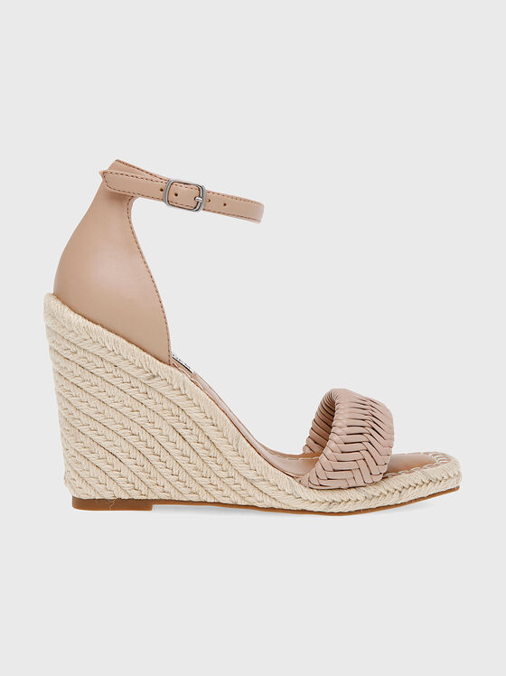 Espadrile cu platformă bej MISTIE  - 1