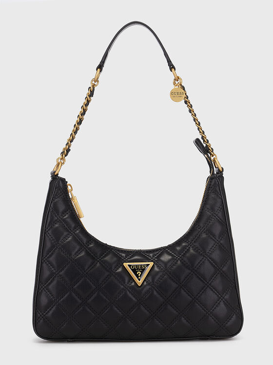 GUILLY black bag with quilted effect - 1