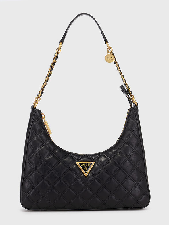 GUILLY black bag with quilted effect - 1