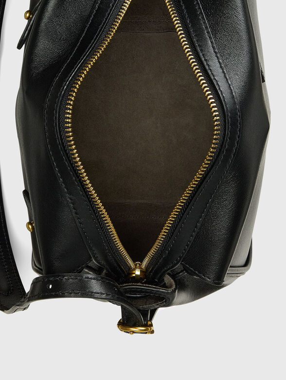 Leather mini satchel - 5
