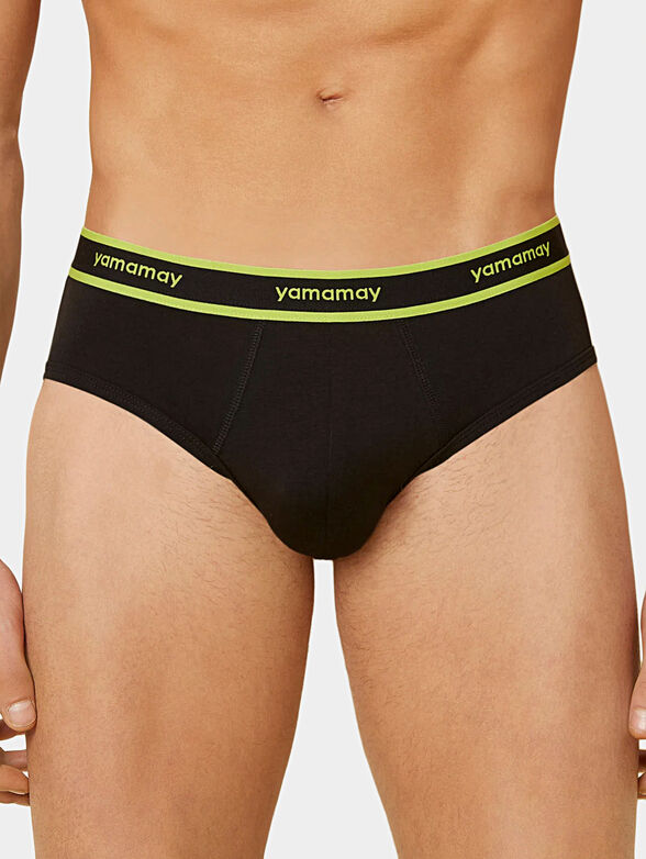 NEW FASHION COLOR black briefs - 1