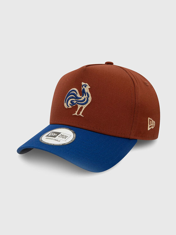 Hat with visor and embroidery - 1