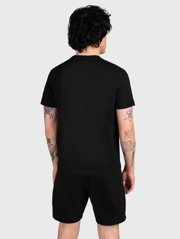 Cotton T-shirt with logo accent - 3