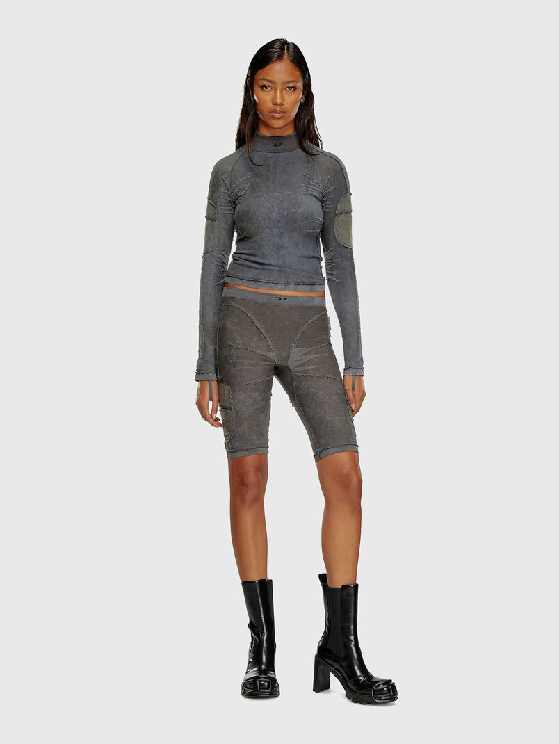 AWSB-LISETTE-WT03 ribbed cycling shorts - 3