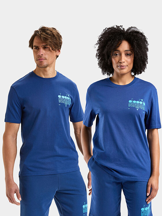 Tricou albastru unisex MANIFESTO - 1