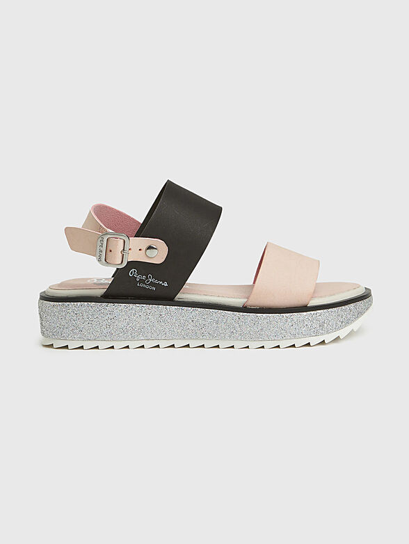 ALEXA sandals with glitter sole - 1