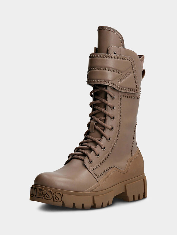 NANCIA Boots with metal studs - 2