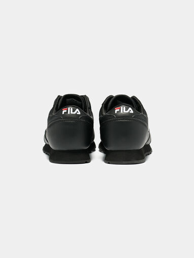 ORBIT JOGGER LOW Black sneakers with logo embroideries - 4