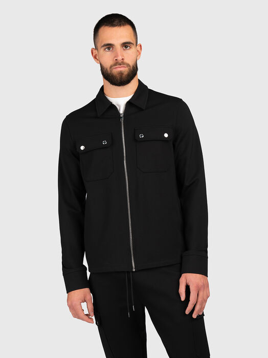 PONTE zip up black jacket 