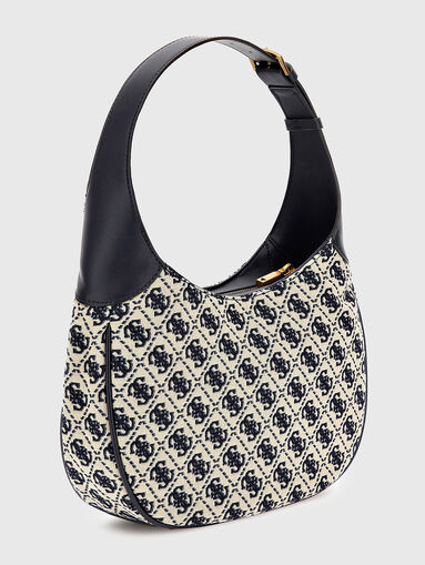 IZZY hobo bag with monogram logo print - 4