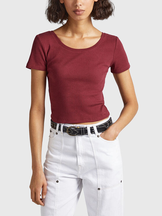 Tricou BABETTE SOLID cu bretele încrucișate - 1