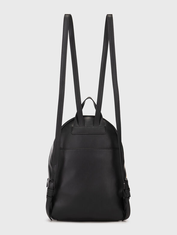 Black backpack with logo accent - 2