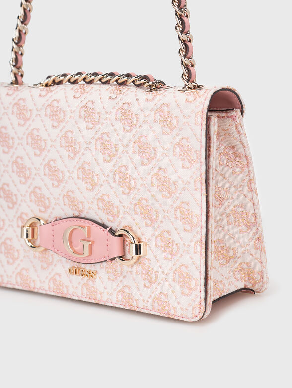 IZZY monogram logo print bag  - 5