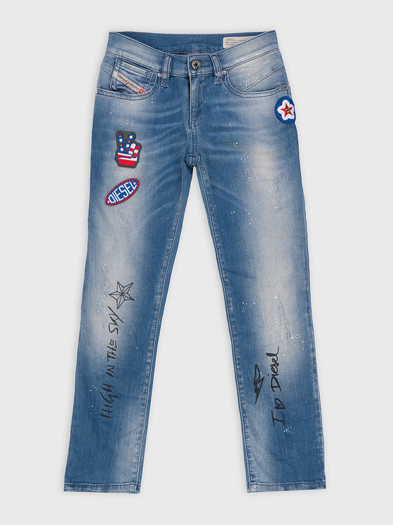 Jeans with patches - 1