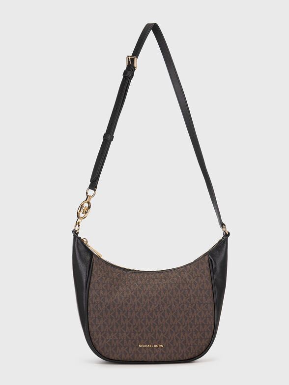 Hobo bag with monogram logo print - 1