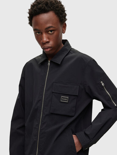 EMMOND black jacket with accent pocket - 5