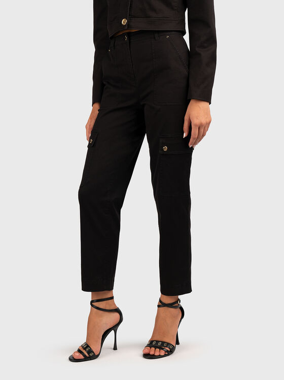 Pantaloni cargo din bumbac organic - 1