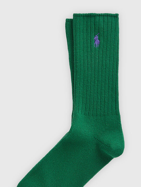 COLOR SHOP green socks - 2