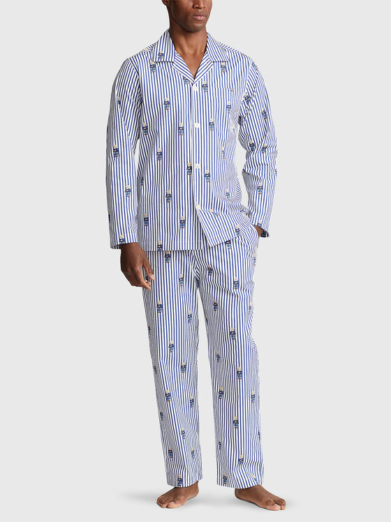 Cotton pyjamas with Polo Bear print - 1