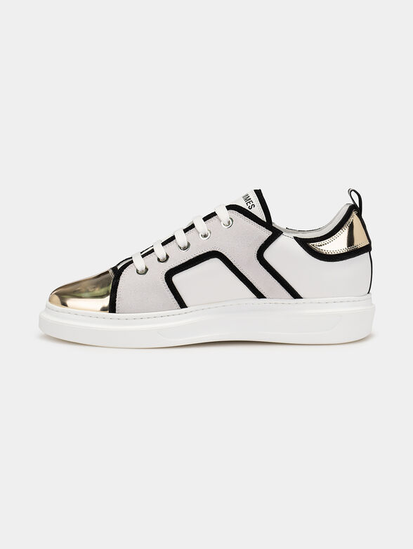 Sneakers with gold accents - 4