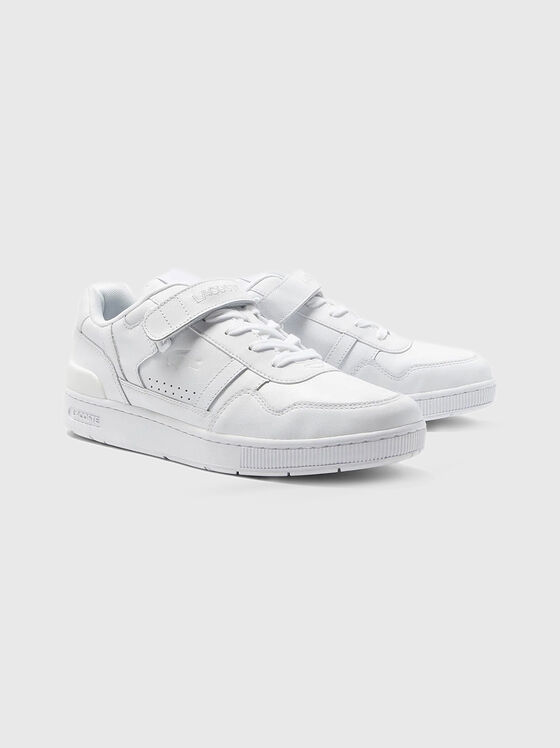 Leather sneakers with velcro - 2