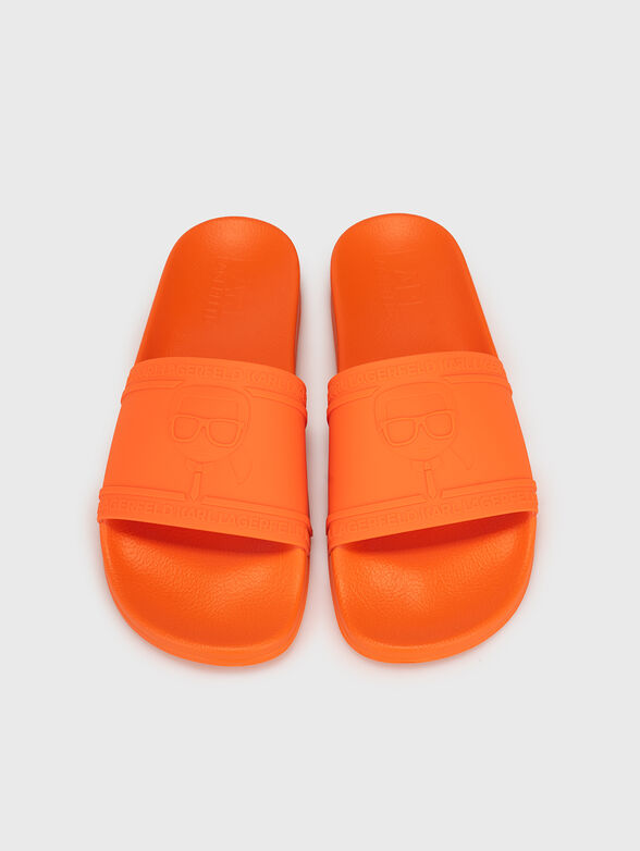 KONDO beach slippers with embossed logo - 6