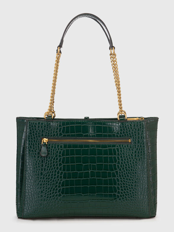 JAMES black bag with croc effect - 2