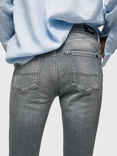 REGENT grey jeans with washed effect - 3