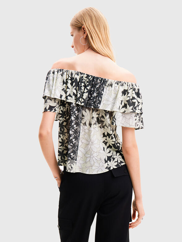 Blouse with floral motifs - 2