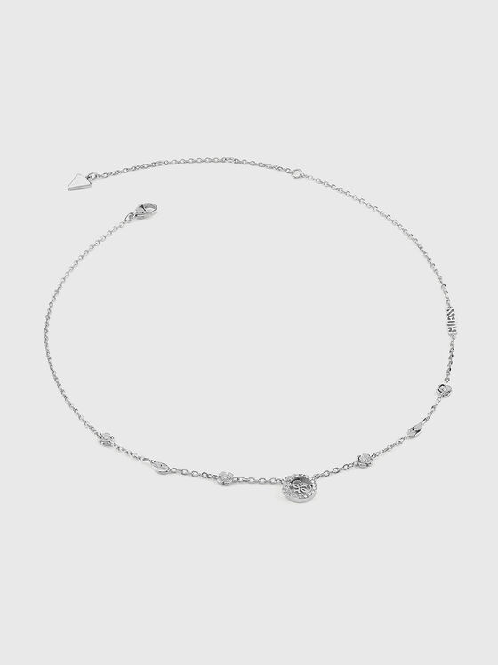 Colier argintiu 4G FLOWERS - 1