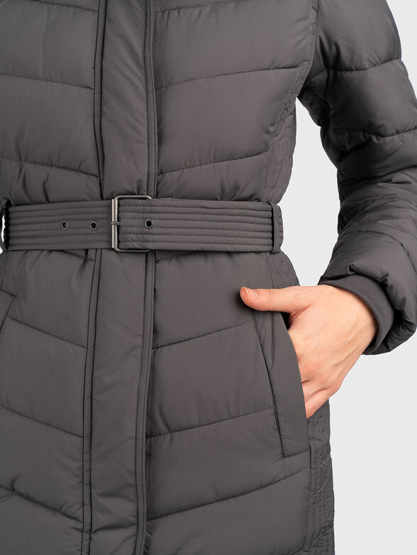Padded jacket with hood - 5