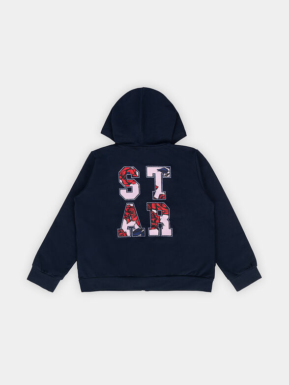 Hooded sweatshirt with print on the back - 2
