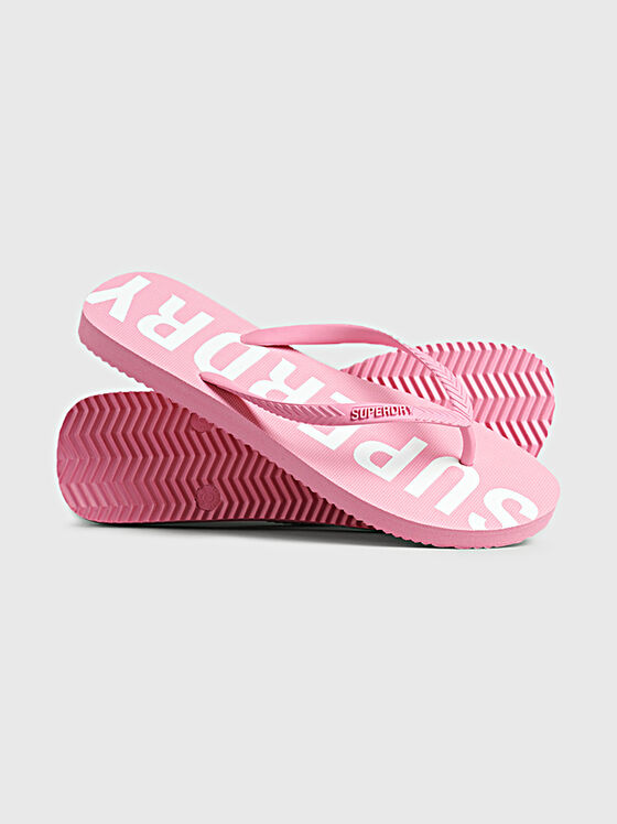 Papuci de plajă roz CODE CORE - 1