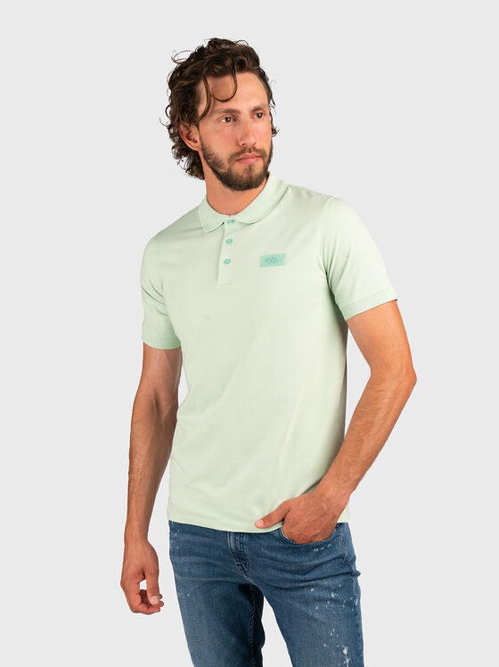 Tricou polo cu petic logo - 1