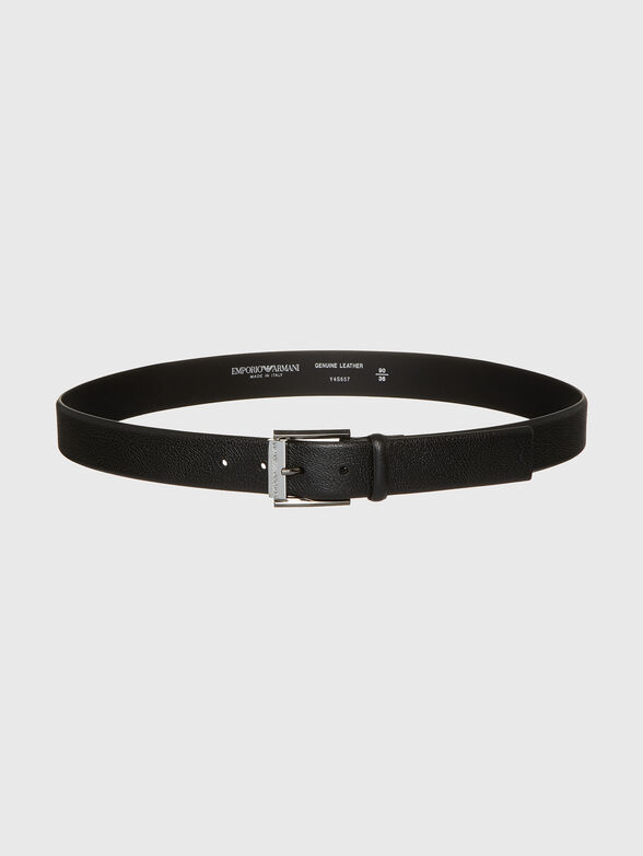 Leather belt with logo detail - 2