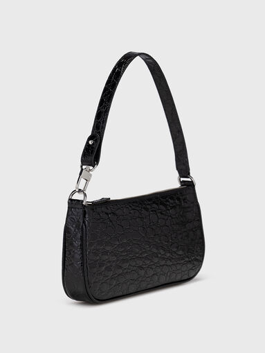 Leather bag with croc effect - 3