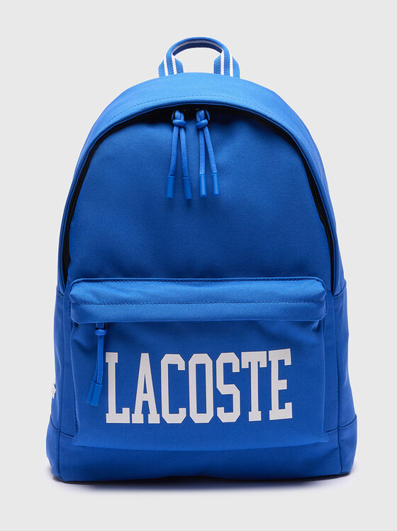 Rucsac albastru cu logo contrastant - 1