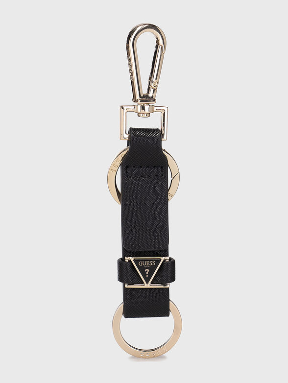Keyring with saffiano effect - 1