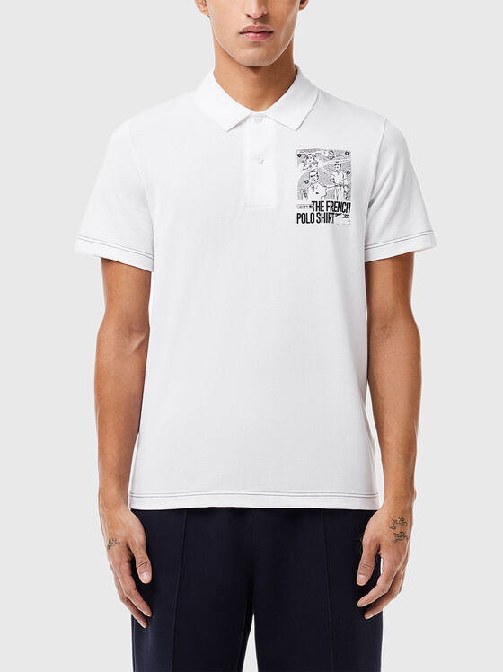 Polo-shirt with accent back  - 1