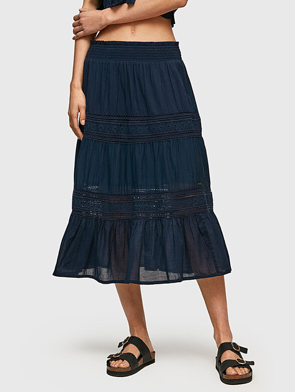 PELIA cotton blue skirt - 1