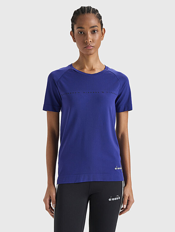 Dark blue sports T-shirt - 1