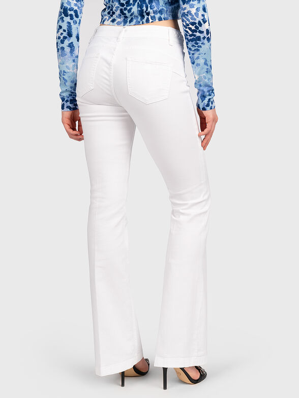 White jeans with wide legs - 2