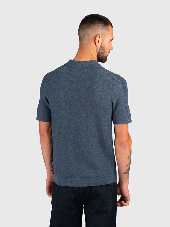 Short sleeved cotton polo shirt - 3