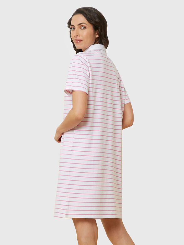 GOLF CLUB II cotton nightgown with striped print - 2