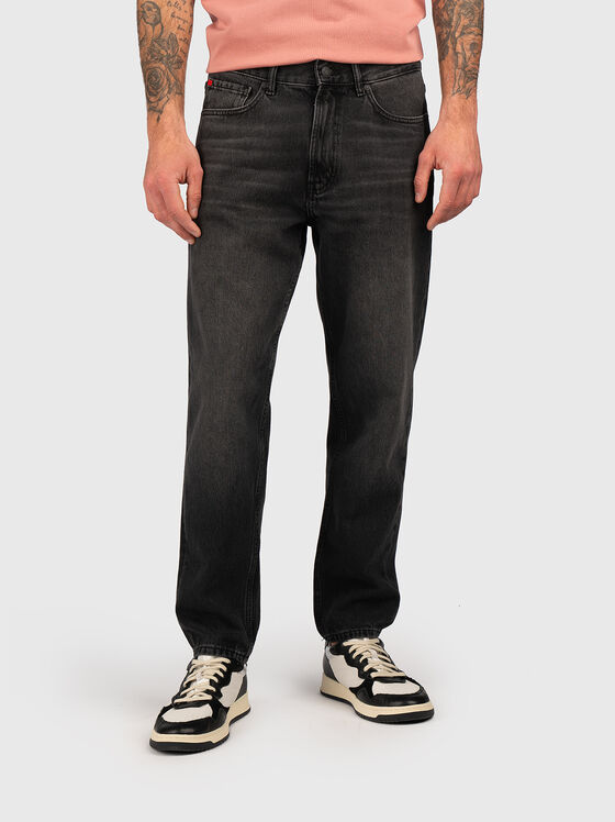Blugi 838 cu efect decolorat - 1