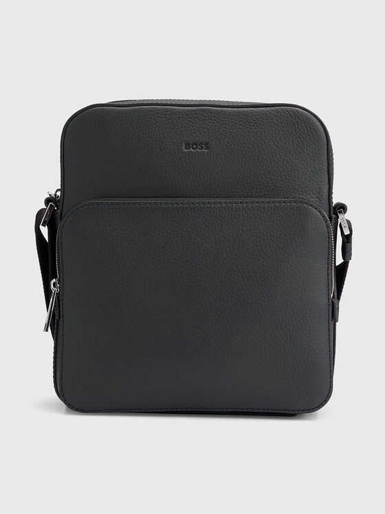 Black leather crossbody bag  - 1