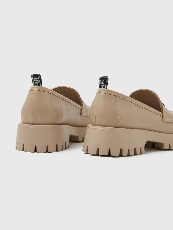 OXFORD beige moccasins  - 3